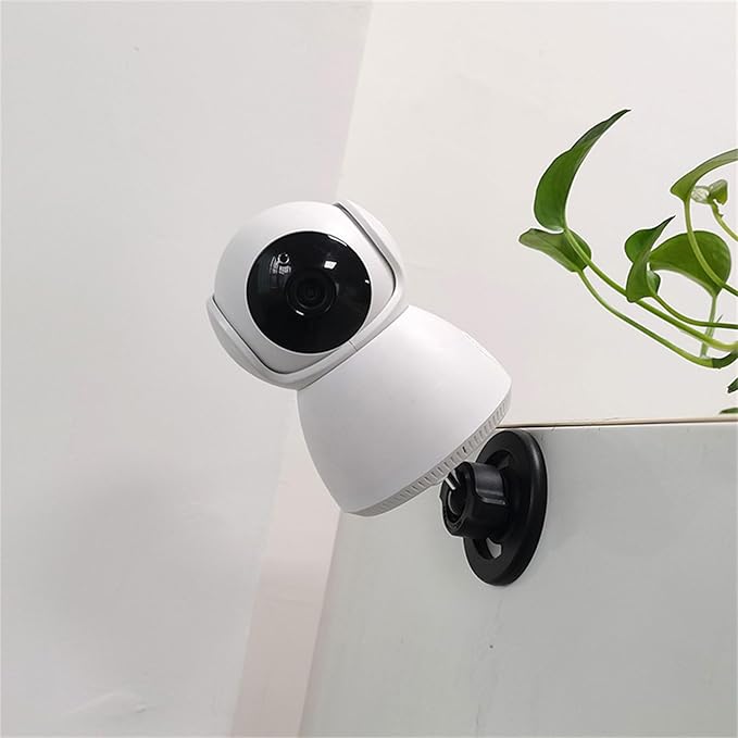 JINPIAOPIAO Magnetic Camera Mount with 360 Degree Rotation Quick Install Webcam Holder Wall Hanging Indoor Camera Bracket Base