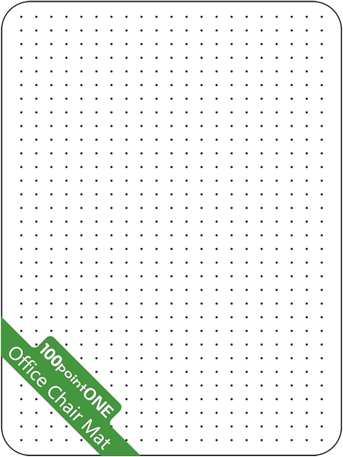 Office Chair Mat for Carpet - Clear Thick Desk Chair Mat for Carpet Plastic Floor Mats for Rolling Work and Gaming Chairs with Studs for Low Pile, Flat and No Carpeted Floors