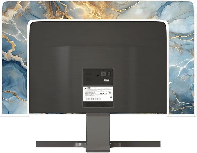 Baocicco Gold Blue Waterproof Screen TV Cover 40, 41, 42, 43 Inch Modern Full Body Covers for Television Screen Panel Case TV Sleeve Compatible with Television LCD LED PC, Desktop and Home TV