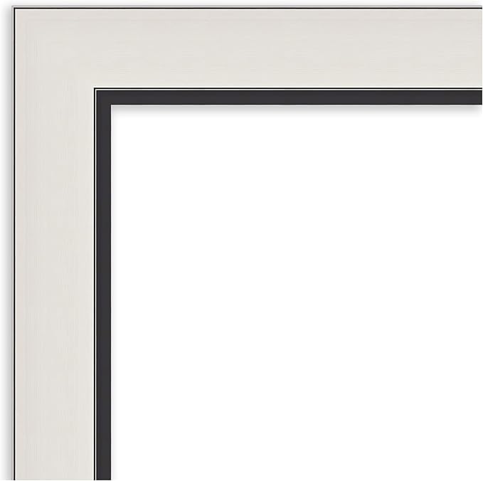 Amanti Art Silver Framed Magnetic Board 26x30 Medium Vision Board for use with Magnets, 100% Metal Sheet to Display Items as Office Decor or for Home Organization in mudroom, Kitchen or Kids Room