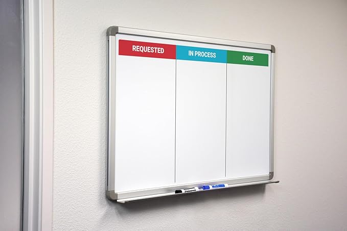 Kanban Whiteboard 36" x 24"