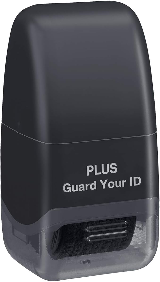 Guard Your ID Identity Protection Stamp Roller, Black, IS-520CM