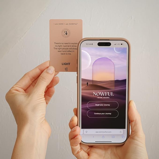Smart Affirmation Cards – Daily Mindfulness, Motivation & Self Care Deck with Phone Tap App for Personalized Guidance, Emotional Clarity & Positive Rituals