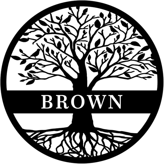 Custom Name Elaborate Tree of Life Metal Sign Personalized Tree of Life Metal Wall Decor Tree of Life Wall Art Family Tree Wall Decor Metal Outdoor Wall Art Custom Metal Signs Personalized