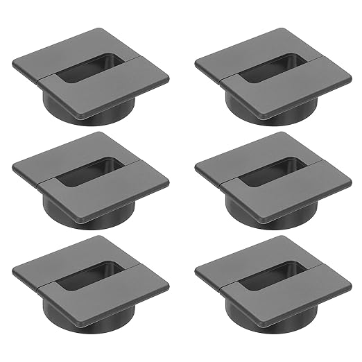 PATIKIL 2.8inch Desk Grommet, 6Pcs Cable Grommet Wire Management Cable Hole Cover Cord Organizer for Office Home Table Countertop, Grey