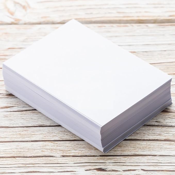 (4-Pack) 8.5" x 14" Blank Print Paper - 200Sheets/400Pages Blank Loose-Leaf Paper, Legal Size Printing in Office/Home/School, 100gsm Blank Paper