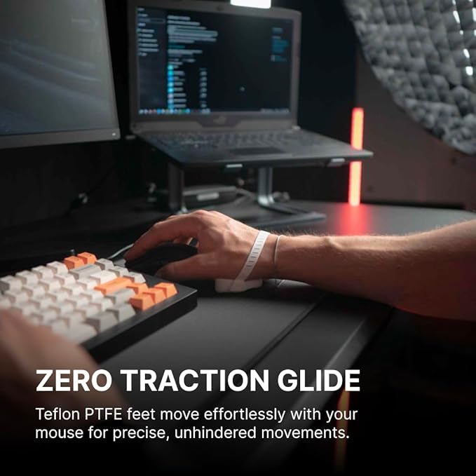 DELTAHUB Carpio G2.0 - - Advanced Ergonomic Right-Handed Gaming Wrist Rest for Mouse - Superior Support for Serious Gamers - Anti-Fatigue, Smooth Glide (Large, Right, Black)
