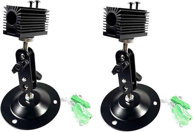 Laser Positioning Bracket Laser Module Fixing Bracket 360-degree Adjustable Positioning Bracket 12mm (12mm-2packs)