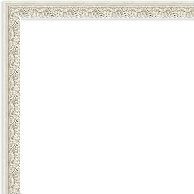 Amanti Art Silver Framed Magnetic Board 18x18 Small Vision Board for use with Magnets, 100% Metal Sheet to Display Items as Office Decor or for Home Organization in mudroom, Kitchen or Kids Room