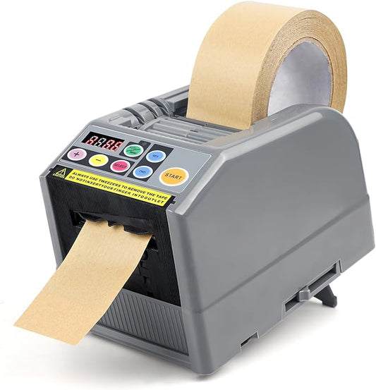 Ribbon Cutting Machine, Automatic Tape Dispenser, 999mm Precision Cut, Ideal for Shipping, Schools, Restaurants, Business & Home