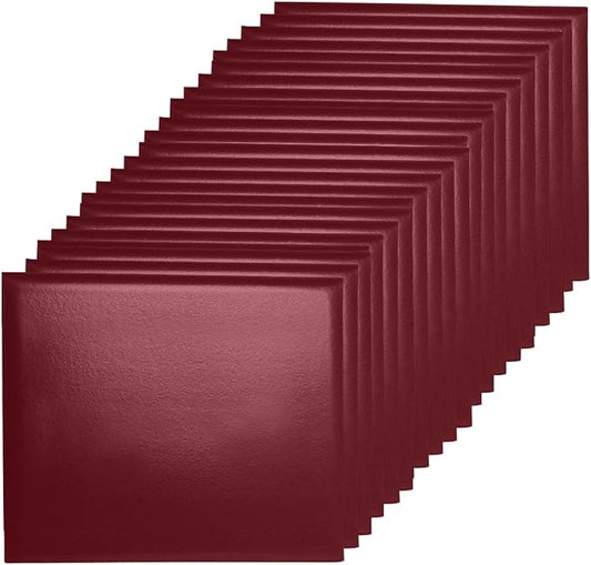 Diploma Cover 8.5” x11” Diploma Holder of Graduation Leatherette Padded Certificate（Tent Style),20-Pack