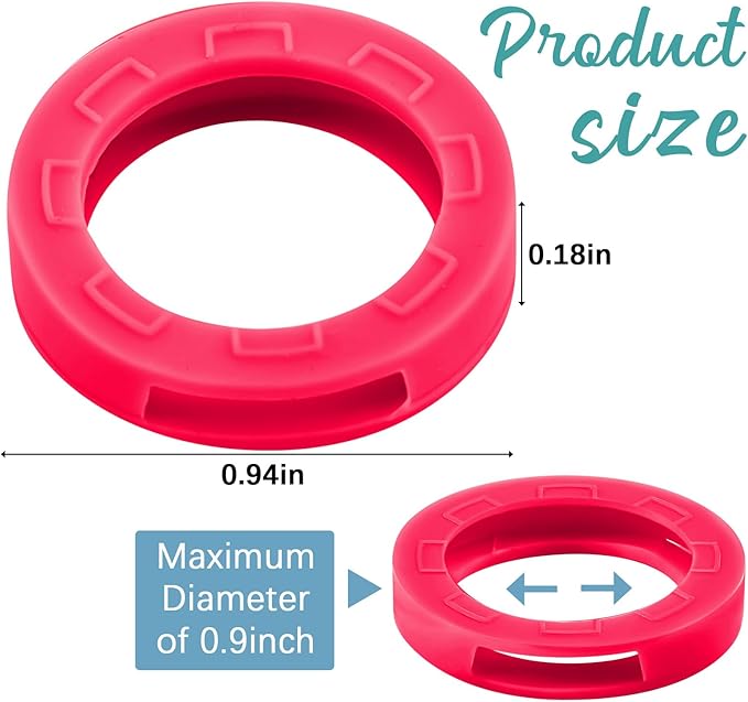 Blulu 80 Pieces 1Inch Colored Key Covers Caps Tags Covers Set Plastic Key Color Identifier Rings Toppers(Rainbow Color)