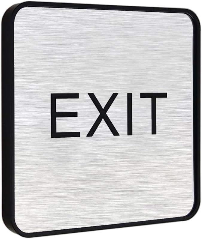 Custom Engraved Door Suite Wall Sign | Office Sign | Personalized Wall Plaque | Business Doctor Law Firm Home Office Cafe Shop | Up to 5 Text Lines | Adhesive Backed or Simple Keyhole Mounti (8" x 8")