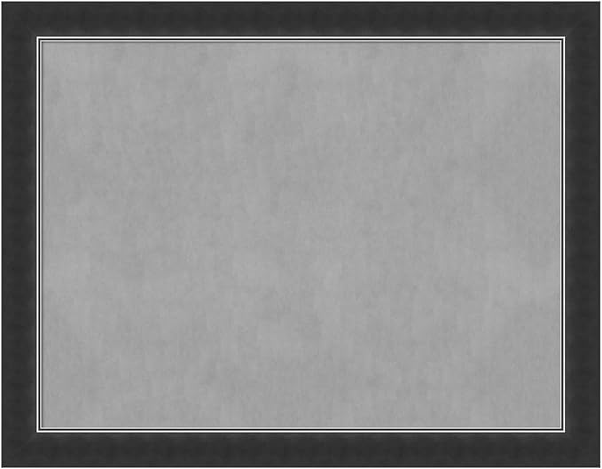 Amanti Art Black Framed Magnetic Board 21x27 Medium Vision Board for use with Magnets, 100% Metal Sheet to Display Items as Office Decor or for Home Organization in mudroom, Kitchen or Kids Room