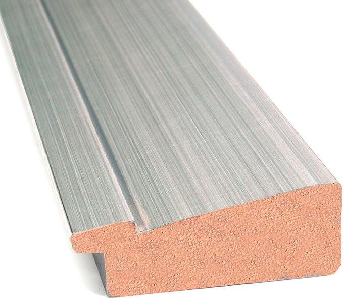 Amanti Art Silver Framed Magnetic Board 44x52 Oversize Vision Board for use with Magnets, 100% Metal Sheet to Display Items as Office Decor or for Home Organization in mudroom, Kitchen or Kids Room