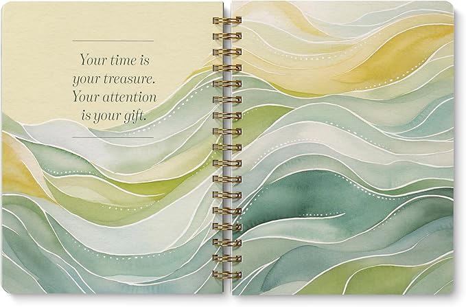 Compendium Spiral Notebook – Live Slow, Love True, Grow Free. – A Designer Spiral Notebook with 192 Lined Pages, College Ruled, 7.0" W x 9.25" H