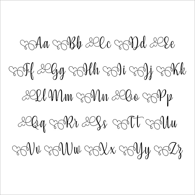 PrettySweetParty Self Inking Return Address Stamp - Custom 4 Line Personalized Address Stamp for Envelopes, Wedding Invitations, Business, Mailing Labels (Halpert Heart Tails)