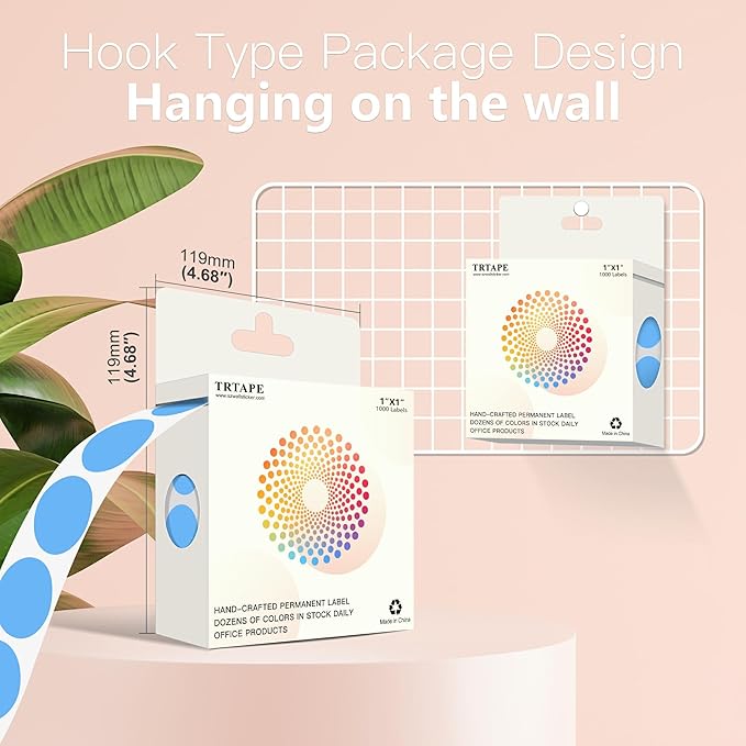 1 Inch Round Color Coding Labels, 1000 Dots Per Roll Sky Blue Color Coded Dot Stickers, Round Color Dot Labels for Organizing, Filing, and Storage