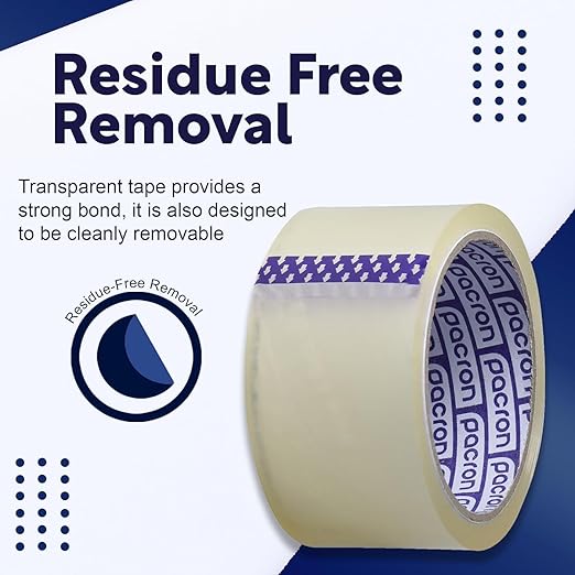 Clear Packing Tape - 48 Heavy-Duty Wrapping Tape - 110-Yard Length, 5280 Total Yards 2.88-Inch Wide Strong Adhesive Rolls for Moving Boxes, Office Packaging, Storage Organization & Warehouse Shipping