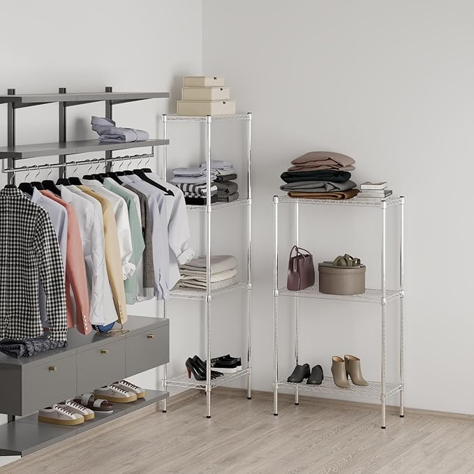 Regal Altair 14" Deep x 30" Wide x 54" Height Wire Shelving Kit | 3-Tier | NSF Commercial Storage Rack Unit