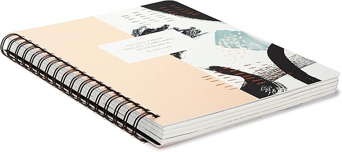 Compendium Spiral Notebook - Go out there and do something remarkable. — A Designer Spiral Notebook with 192 Lined Pages, College Ruled, 7.0”W x 9.25”H