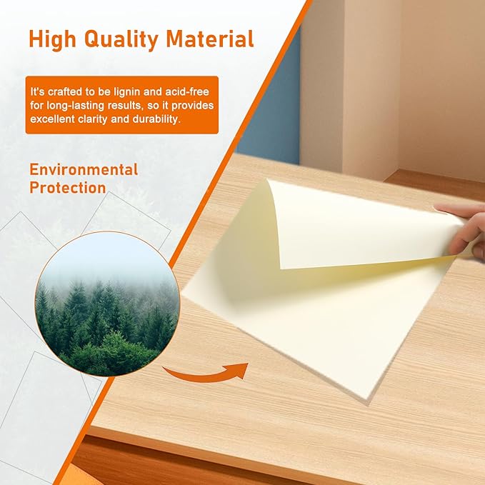 Guakicae 40 Sheets Cream Cardstock 8.5 x 11 Off White Paper, 75lb Premium Ivory Card Stock Craft Paper for DIY Card Making, Wedding Invitations, Thank You Cards, Business Cards, Menus