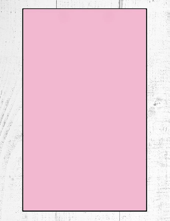 Limited Papers (TM) Colored Copy and Printing Paper, 8.5"x14" Legal Size, 24 Pound, 500 Sheets Per Ream. (5000, Pink)