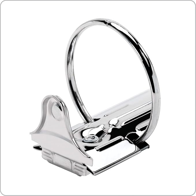 Cardinal Economy 3 Ring Binder, 2 Inch, Presentation View, Black, Holds 475 Sheets, Nonstick, PVC Free, 4 Pack of Binders (79522)