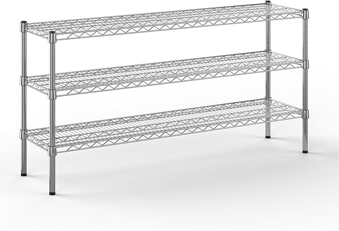 Regal Altair 14" Deep x 54" Wide x 27" Height Wire Shelving Kit | 3-Tier | NSF Commercial Storage Rack Unit