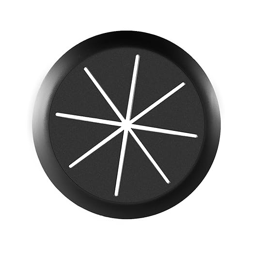 HYCC 2 Pack 2 Inch Flexible Desk Grommet,Organize Wires and Cables on Office Equipment, Computer Components, Entertainment Systems Effectively - Color: Black
