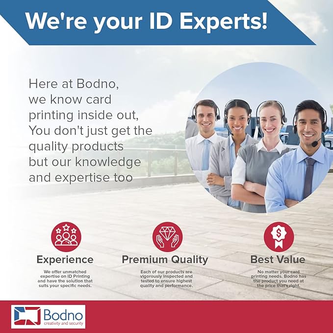 400 Pack - Bodno Premium CR80 30 Mil Graphic Quality PVC Cards
