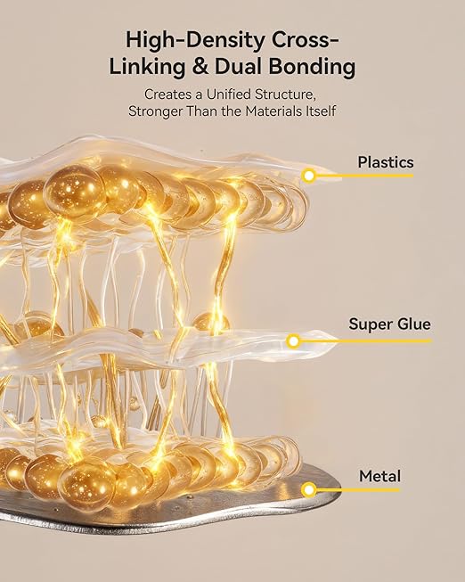 LEENEXUS Super Glue Gel Precision Control, 5ML【Dual Molecular Interlock】 Clear Super Strong CA Glue for Shoe Plastic Ceramic Metal Glass Etc, No-Run Cyanoacrylate Adhesive Instant Glue, Quick Dry