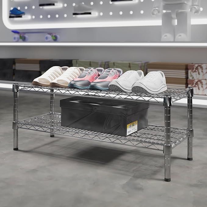 Regal Altair 14" Deep x 36" Wide x 14" Height Wire Shelving Kit | 2-Tier | NSF Commercial Storage Rack Unit