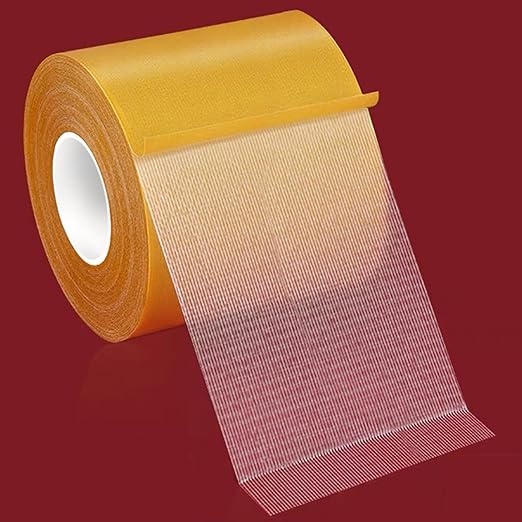 KAIYUER 3.2in x 66FT,Double Sided Fabric Tape Heavy Duty,Strong Double Sided Tape for Clothes,Crafts,Walls and Woodworker,No Glue Residue High Stickness Mounting Tape