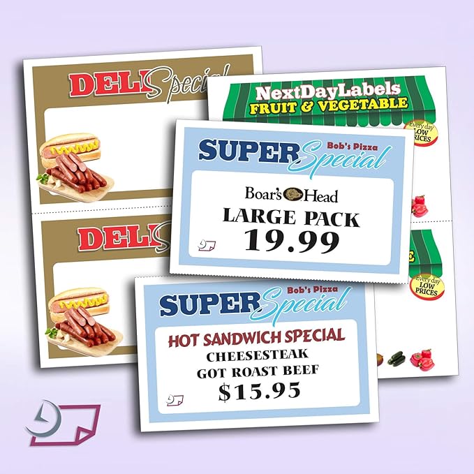 NextDayLabels - Letter Size White Perforated Blank Post Card Cardstock, 75lb Cover (203 gsm) 2 per Page, Cards Measure 8.5" X 5.5", Inkjet/Laser Compatible - 100 Sheets / 200 Cards