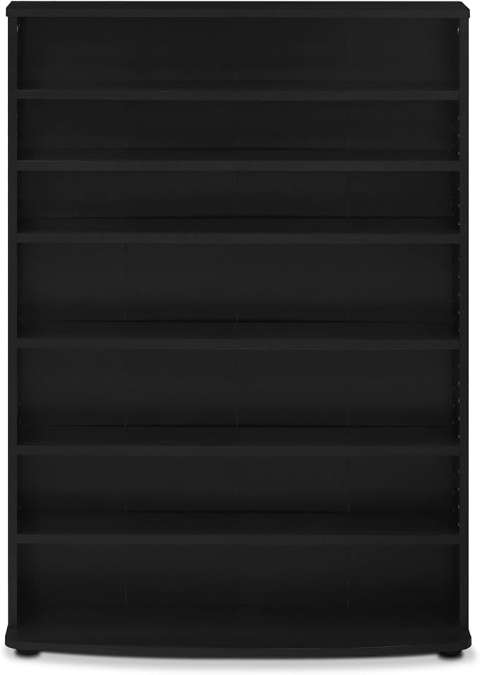 FURINNO JAYA 6-Tier Multimedia Storage Tower, Espresso