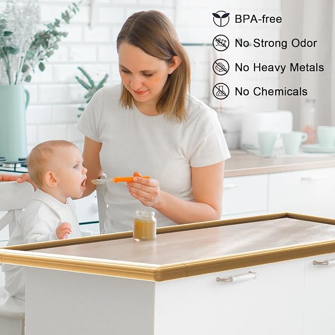 Furniture Edge Corner Protector Baby Proofing(Large 7.5ft Edge 4 Adhesive Corner Protector), Heavy-Duty Soft NBR Foam Fireplace Tables Safety Bumper Protection Guards(Pre-Taped, Easy Installation)