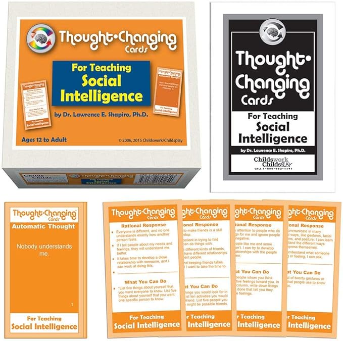 Thought Changing Cards for Teaching Social Intelligence