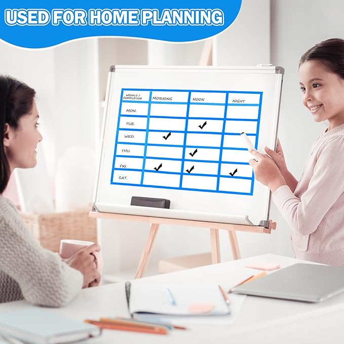 AmazingSpark Magnetic Tape Roll Thin Strips, 0.39 Inch x 66 Feet Magnetic Board Dividers Whiteboard Graphic Decorative Tape Marking Line for Classroom Office Art Accessories(Blue)