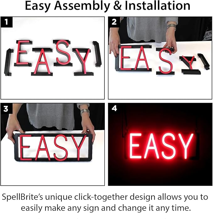 SpellBrite ELEVATOR Sign | Directional Sign with Neon Look, White LED Light Source | 31.1" x 6.3"