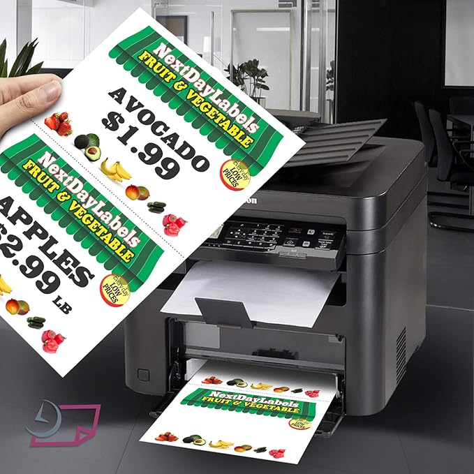 NextDayLabels - Letter Size White Perforated Blank Post Card Cardstock, 75lb Cover (203 gsm) 2 per Page, Cards Measure 8.5" X 5.5", Inkjet/Laser Compatible - 100 Sheets / 200 Cards