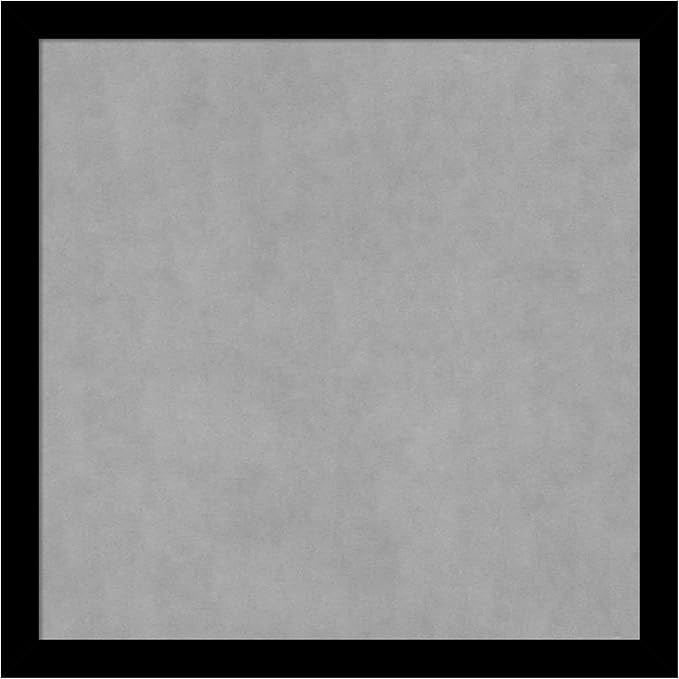 Amanti Art Black Framed Magnetic Board 13x13 X-Small Vision Board for use with Magnets, 100% Metal Sheet to Display Items as Office Decor or for Home Organization in mudroom, Kitchen or Kids Room