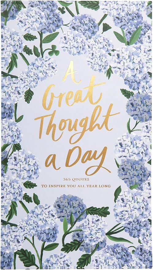 WORLD TRAVELER A Thought a Day List Pad with 365 Inspirational Quotes for Notes, Memos - A Year of Positive Thinking, To Do List Notepad, Size 5X8, Hydrangea