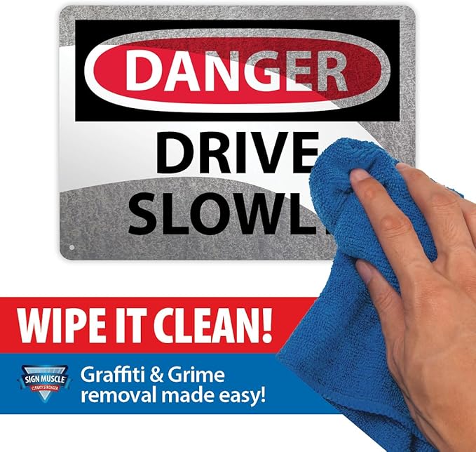 Custom OSHA Style Notice Sign 12" x 18" Plastic Sign, Customizable "Your Text Here", by AccuformNMC Made in USA