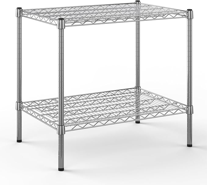 Regal Altair 21" Deep x 30" Wide x 27" Height Wire Shelving Kit | 2-Tier | NSF Commercial Storage Rack Unit