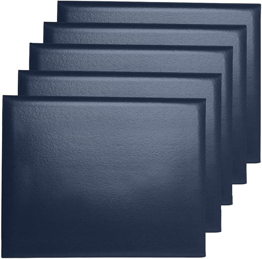 Diploma Cover 8.5” x11” Diploma Holder of Graduation Leatherette Padded Certificate（Tent Style),5-Pack