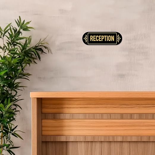 Custom Wall or Door Sign, Personalized Buble Plaque Engraved Message For Bussiness, Property And Home Indoor/Outdoor, 4x12 Inches, Made in USA by Sigo Signs