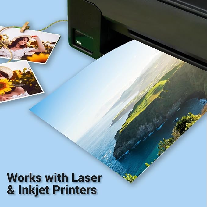 Cardstock 8.5 x 11, Thick Printer Paper, Card Stock Paper 200 gsm, 80 Sheets Cream Card Stock, Off White Heavy Card stock, Construction Paper for Invitations, Diy Cards, Business Cards, Drawing etc