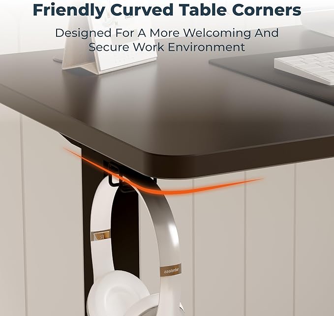 FitStand Adjustable Stand Up Desk, Large 71x31 Inches Height Adjustable Standing Desk with Cable Management, Home Office Computer Desk with Memory Preset & Charging USB Port & Sedentary Reminder