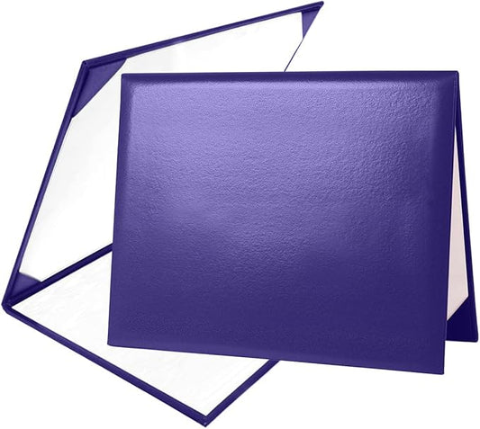 Diploma Cover 8.5” x11” Diploma Holder of Graduation Leatherette Padded Certificate（Tent Style)